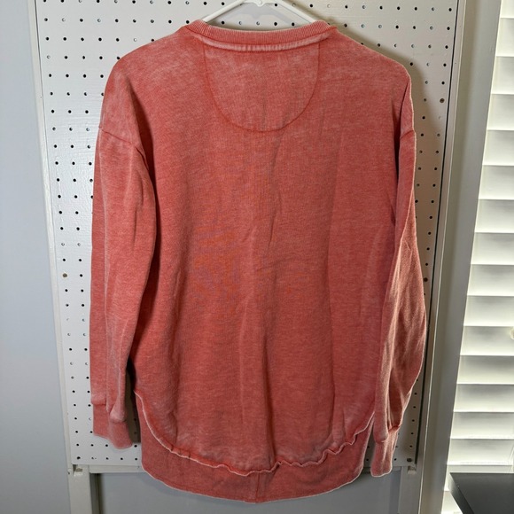 Vintage Pressbox Clemson Tigers Marniville Sweatshirt Women's Size Small Orange - Picture 4 of 8